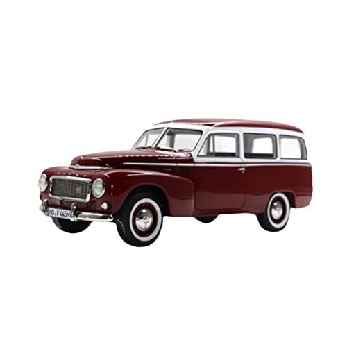 YRXIAO Modellbausatz Auto Für Volvo PV445 Duett 1956 1 18 Harz Kombi Oldtimer Modell Dekoration Spielzeug Geschenk Display Für Wohndekorationen von YRXIAO