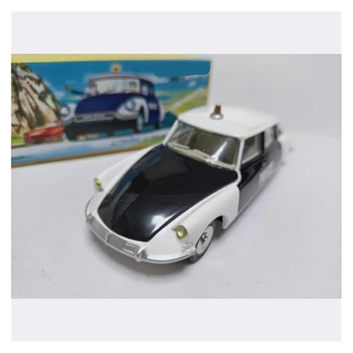 YRXIAO Modellbausatz Auto Maßstab 1/43 Für Citroen DS19 Legierung Polizei Modell Auto Souvenir Klassische Statische Display Sammler Spielzeug Modell Für Wohndekorationen von YRXIAO