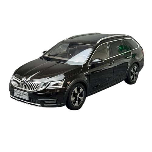 YRXIAO Modellbausatz Auto Maßstab 1:18 Für Volkswagen Skoda Sharp Station Wagon Skoda Octavia Automodell Metalldisplay Hobby Automodelle Desktop Für Wohndekorationen(Black) von YRXIAO