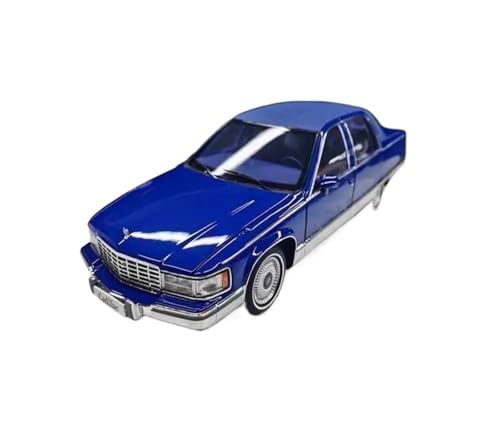 YRXIAO Modellbausatz Auto Maßstab 1:18 für Cadillac Fleetwood Modell Legierung Desktop Display Modell Metall Auto Dekoration Modell Oldtimer Für Wohndekorationen(Blue) von YRXIAO