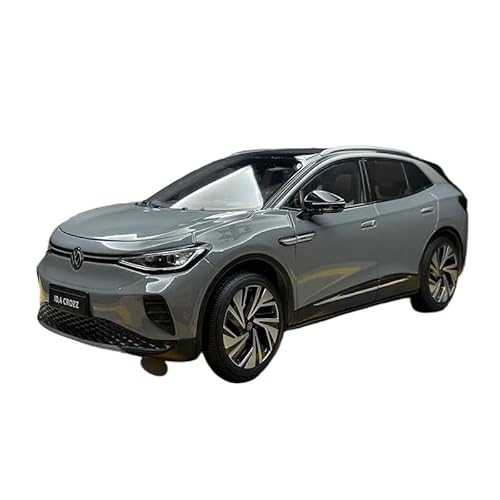 YRXIAO Modellbausatz Auto Maßstab 1:18 für FAW ID.4 CROZZ SUV Legierung Auto Modell Auto Modell Sammlung Spielzeug Display Desktop Modell Ornamente Für Wohndekorationen(Gray) von YRXIAO