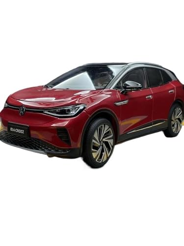 YRXIAO Modellbausatz Auto Maßstab 1:18 für FAW ID.4 CROZZ SUV Legierung Auto Modell Auto Modell Sammlung Spielzeug Display Desktop Modell Ornamente Für Wohndekorationen(Red) von YRXIAO