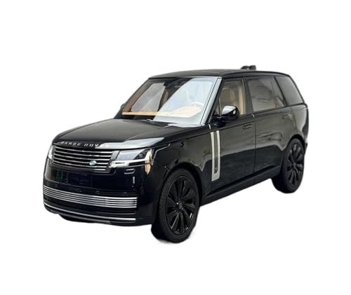 YRXIAO Modellbausatz Auto Maßstab 1:18 für Land Rover Range Rover SV SUV 2022 statische Metalldekoration persönliches Hobby-Sammlungsmodell Für Wohndekorationen(Black) von YRXIAO