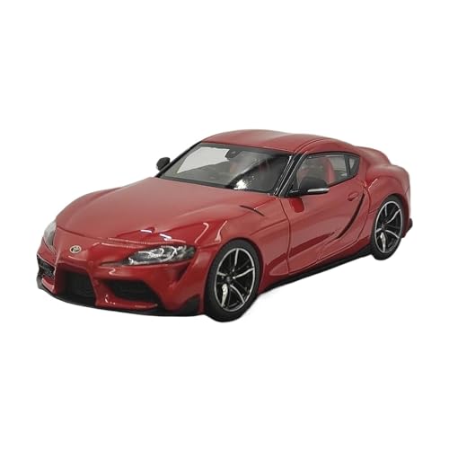 YRXIAO Modellbausatz Auto Maßstab 1:43 Für Toyota GR Supra Prominence Rot Legierung Auto Modell Sammler Spielzeug Souvenir Display Ornament Für Wohndekorationen von YRXIAO