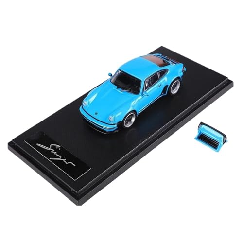 YRXIAO Modellbausatz Auto Maßstab 1:64 Für Porsche 993 RWB, Druckguss-Automodell, Sammlung, Dekoration, Display, Hobby, Ornament, Automodell Für Wohndekorationen(Blue) von YRXIAO