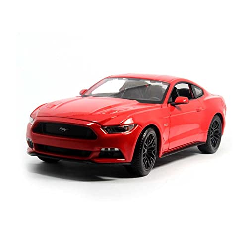 YRXIAO Modellbausatz Auto Passend Für Ford Mustang Automodell 2015 1 18 Simulation Legierung Automodell Jungentag Geschenksammlung Rot Für Wohndekorationen von YRXIAO