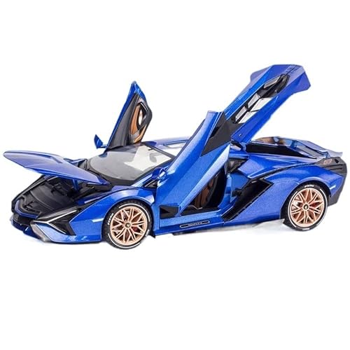 YSAEDATY 1:18 Für FKP 37 Auto Legierung Sportwagen Modell Druckguss Sound Super Racing Lift Heckflügel Kindergeschenk(B) von YSAEDATY