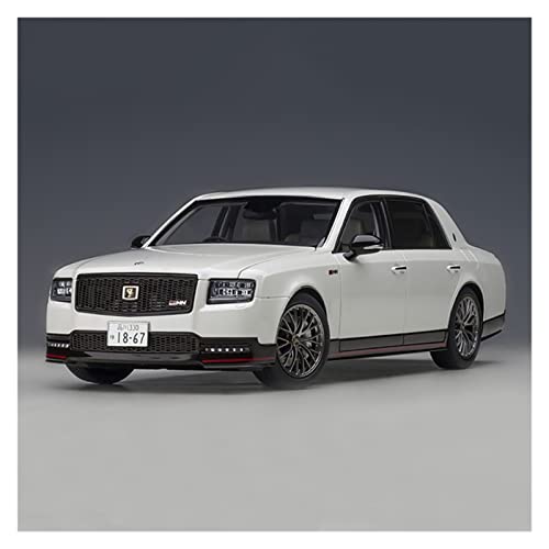 Für AUTOART 1/18 Toyota Century GRMN Automodell + Kleines Geschenk Modellgeschenk(White) von YSAEDATY