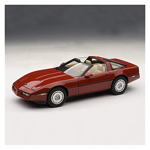 YSAEDATY Für AUTOart 1:18 Chevrolet Corvette C4 1986 Alu-Automodell Automodell(Red) von YSAEDATY