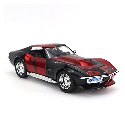 YSAEDATY Für: 1:24 2009 Chevrolet Corvette Stingray Custom Mit Actionfigur Diecast Model Chevrolet Cars(A) von YSAEDATY