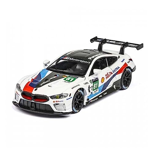 YSAEDATY Für: 2018 M8 GTE Le Mans Druckgussmodell Sound and Light Racing Back Force Ratio 1:32 von YSAEDATY