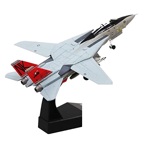 YSAEDATY Für: Kampfspielzeugmodell im Maßstab 1:100 Grumman F-14 Tomcat Druckgussflugzeug der US Navy von YSAEDATY