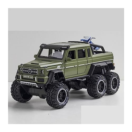 YSAEDATY Für: Die Cast 1:28 Automodell Bens G63 6x6 AMG Pickup SUV Miniatur-SUV(B) von YSAEDATY