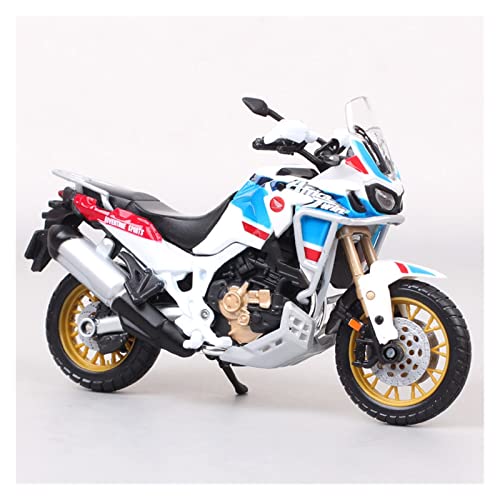 Maßstab 1:18 Bburago Twin Adventure Touring Sport Bike Modell Motorrad Racing Spielzeug von YSAEDATY