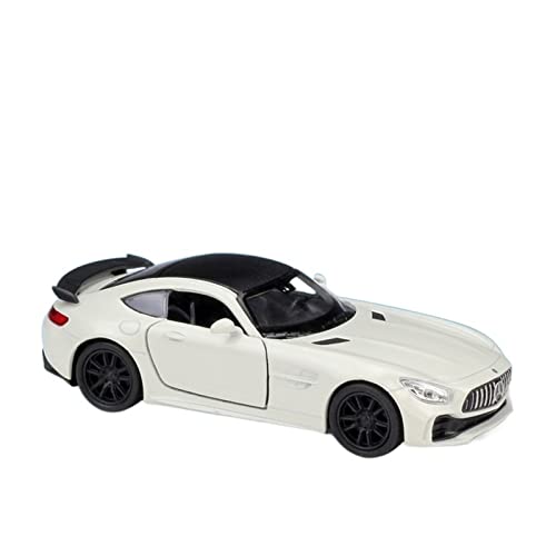 Welly Druckguss 1:36 Mercedes-AMG GT R Sportwagen Zurückziehen Auto Modellauto Metalllegierung Spielzeugauto Kinder Geschenkkollektion(White) von YSAEDATY