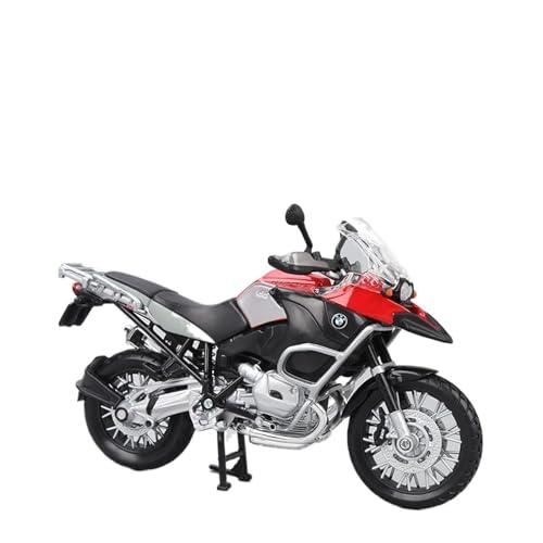 YSAEDATY 1/12 BMW R1200GS Motorradmodell Spielzeugauto Sammlung Stoßdämpfer Geländemotorrad von YSAEDATY