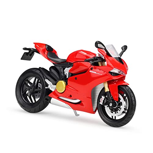 YSAEDATY 1/12 Ducati 1199 Panigles Zusammengebautes Druckguss-Motorradmodell Spielzeugautoserie Dampf von YSAEDATY