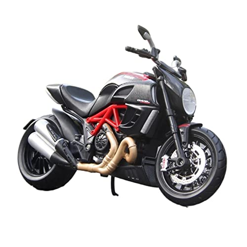 YSAEDATY 1/12 Ducati Streetfighter S Motorradmodell Fahrzeugsammlung Automobil Stoßdämpfer Geländemotorrad von YSAEDATY