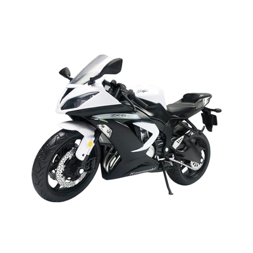 YSAEDATY 1/12 Kawasaki ZX-6R Alu-Druckguss-Motorrad-Modell-Spielzeugauto von YSAEDATY