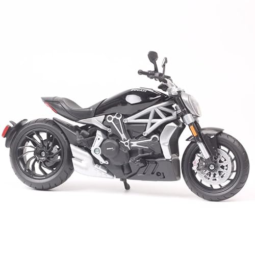 YSAEDATY 1/12 Scales Street Riding Diecast Cruiser Motorradfahrzeuge Moto Model Bike Black Model von YSAEDATY