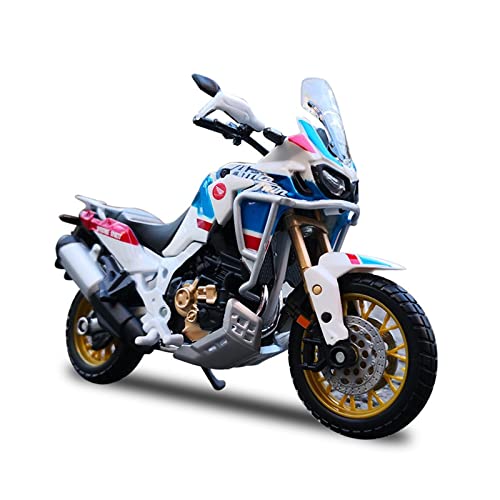 YSAEDATY 1/18 Honda Africa Twin Adventure Motorradmodell Spielzeugautoserie von YSAEDATY