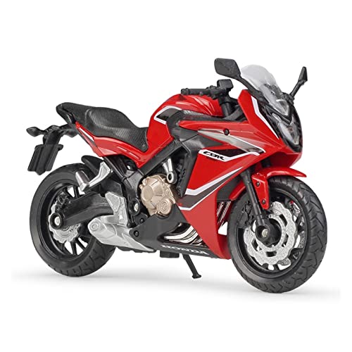 YSAEDATY 1/18 Honda CBR650F Motorrad Modell Spielzeugauto Sammlung Automobil Stoßdämpfer Geländemotorrad von YSAEDATY