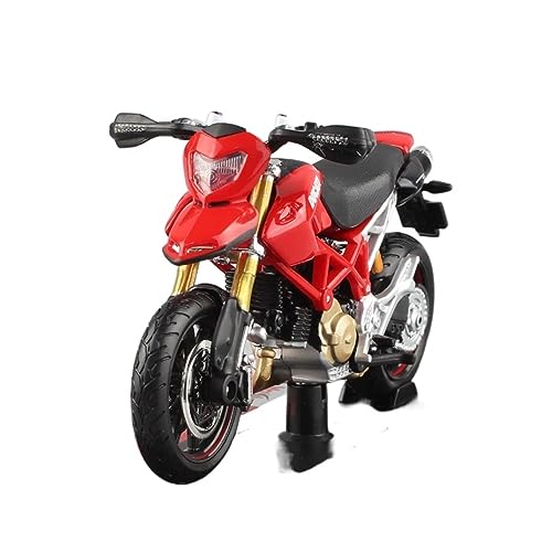 YSAEDATY 1/18 Hypermotard 1100S Motorrad Straßenrennrad Motorrad Druckguss Und Spielzeugauto Jungen- Und Kindermodell von YSAEDATY