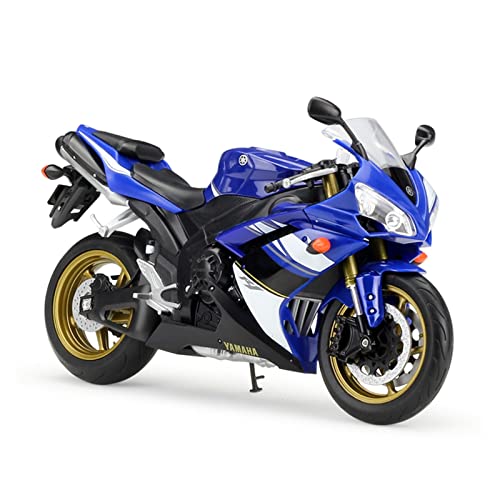 YSAEDATY 1:10 YZF R1 Blaues Motorrad-Fahrrad-Modell-Spielzeug for Kindergeburtstags-Geschenk-Sammlung von YSAEDATY