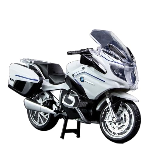 YSAEDATY 1:12 BMW R1250RT Aluminium-Druckguss-Motorradmodell Spielzeugauto-Sammlung Akusto-optisches Offroad-Motorrad von YSAEDATY