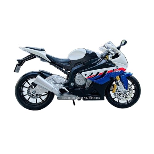 YSAEDATY 1:12 BMW S 1000 RR Simulation Alloy Offroad-Motorradserie Original Autorisiertes Motorradmodell von YSAEDATY