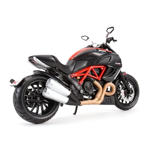 YSAEDATY 1:12 Ducati Diavel Carbon Red Die Cast Vehicles Collectible Hobbies Motorrad Model Model von YSAEDATY