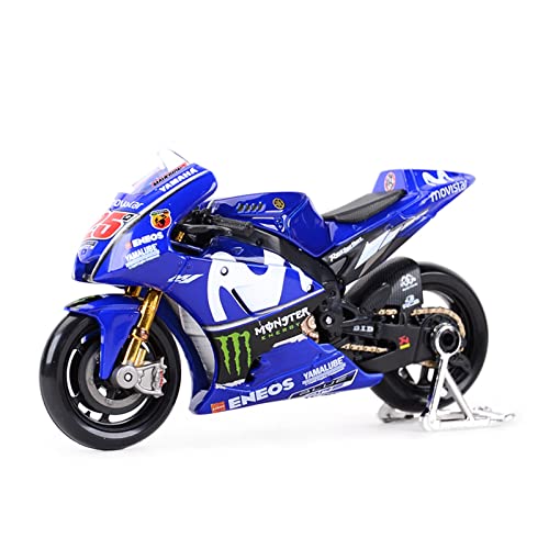 YSAEDATY 1:18 2018 GP YZR M1 Factory Racing Team Druckgussfahrzeuge Sammlermotorrad von YSAEDATY