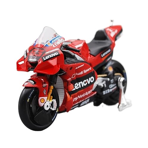 YSAEDATY 1:18 2021 Ducati Team # 43# 63 Alloy Racing Motorradmodell Spielzeugauto Aus Druckgussmetall von YSAEDATY