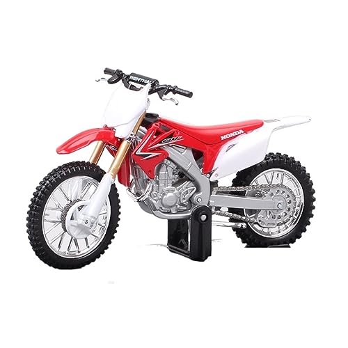 YSAEDATY 1:18 CRF450R Cross-Country-Motorrad Cross-Country-Motorrad-Langstreckenrennen Druckguss-Spielzeugauto von YSAEDATY