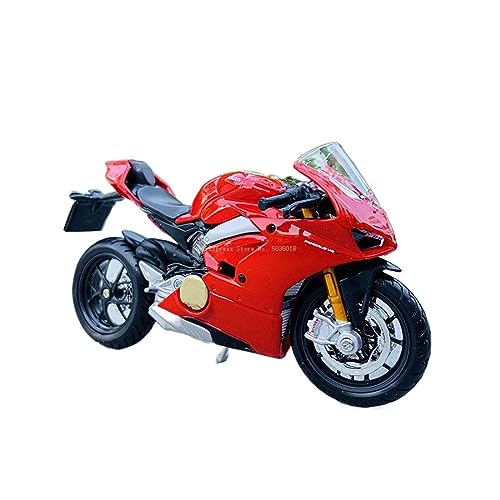 YSAEDATY 1:18 Du Kadi Panigale V4 Legierung Druckguss Motorradmodell Praktisches Stoßdämpferspielzeug von YSAEDATY