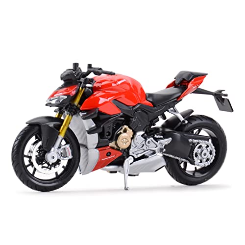 YSAEDATY 1:18 Du Kadi Super Naked V4 S Static Die Casting Vehicle Collection Love Motorcycle Model Model von YSAEDATY