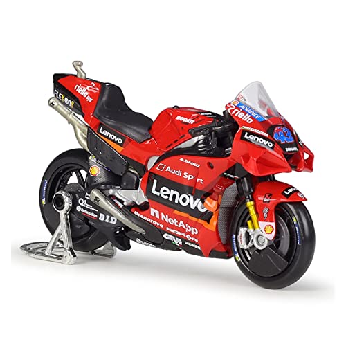 YSAEDATY 1:18 Ducati Lenovo Desmosedici GP 2021 Motorrad Modell Spielzeugauto Serie von YSAEDATY