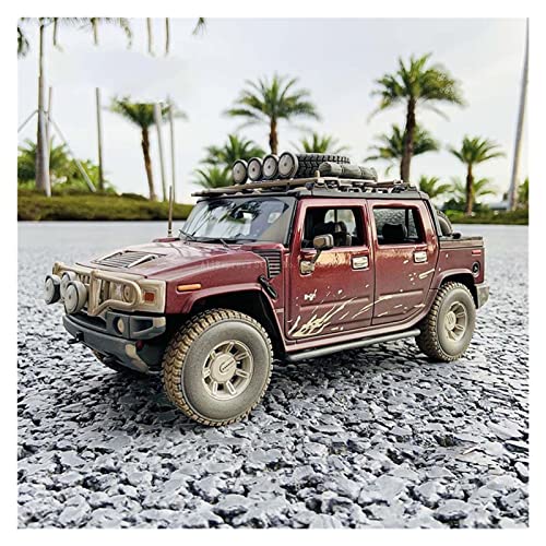 YSAEDATY 1:18 For Hummer H2 Concept Muddy Offroad Car Alloy Retro Car Model Classic Car Model Car Model Car Decoration (Hummer 2) von YSAEDATY