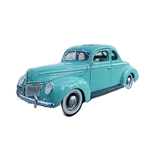 YSAEDATY 1:18 Für 1939 Ford Deluxe Polizeiauto Legierung Retro Automodell Klassisches Auto Modellauto Dekoration Sammlung Geschenk(B) von YSAEDATY