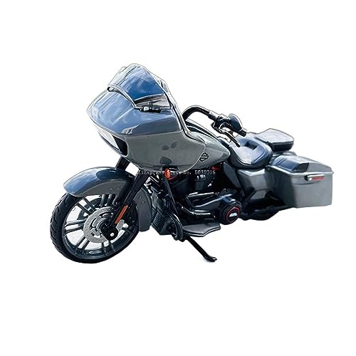 YSAEDATY 1:18 Harley-Davidson Motorrad 2018 CVO Road Glide Grey Alloy Motorradmodell von YSAEDATY