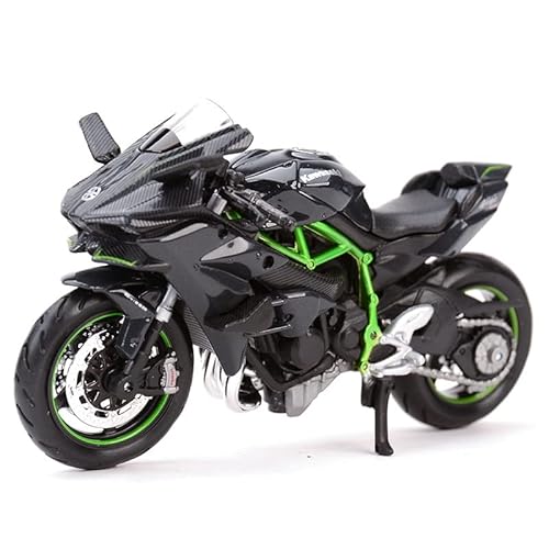 YSAEDATY 1:18 Kawasaki H2 R Ninja ZX-10R 14R 9R Z1000 Statis Die Cast Kendaraan Koleksi Hobi Motor Model von YSAEDATY