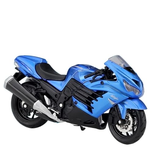 YSAEDATY 1:18 Kawasaki Ninja ZX-14R Leichtmetall-Sportmotorradmodell Rennmotorradmodell aus Metalldruckguss von YSAEDATY