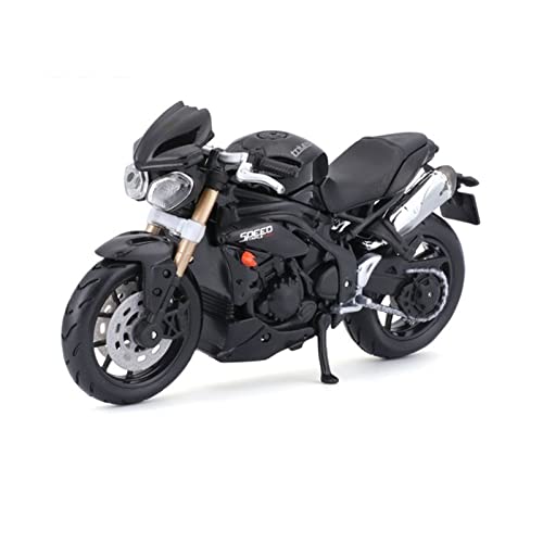 YSAEDATY 1:18 Triumph Speed ​​Triple Motorrad Modell Spielzeugauto Druckguss Modell Geschenkkollektion(A) von YSAEDATY