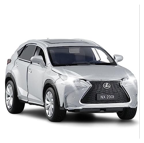 YSAEDATY 1:32 Für: Lexus NX200T Druckguss-Auto-SUV-Modell Pull Back Audio Light Metal von YSAEDATY