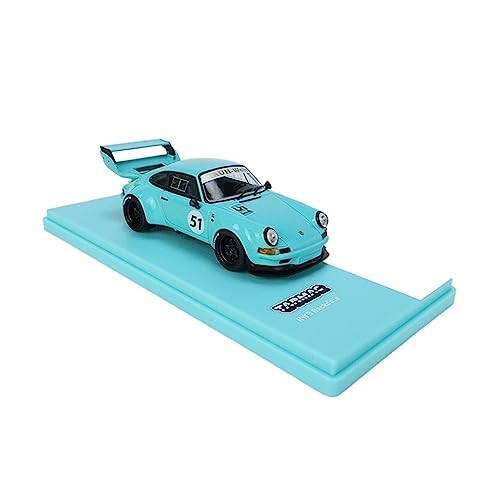 YSAEDATY 1:43 Porsche RWB Retro Blau Legierung Druckguss Auto Display Geschenk von YSAEDATY