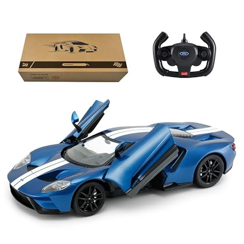 YSAEDATY Ford GT RC Auto Maßstab 1:14 RC Auto Modell Funkfernbedienung Auto Tür Öffnen Spielzeug Kinder Erwachsene Geschenk(B) von YSAEDATY