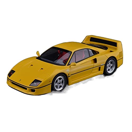 YSAEDATY Für GT 1:18 Ferrari F40 Supersportwagen Sammeln Sie Druckguss-Simulationsharz-Automodellspielzeug(Beige) von YSAEDATY