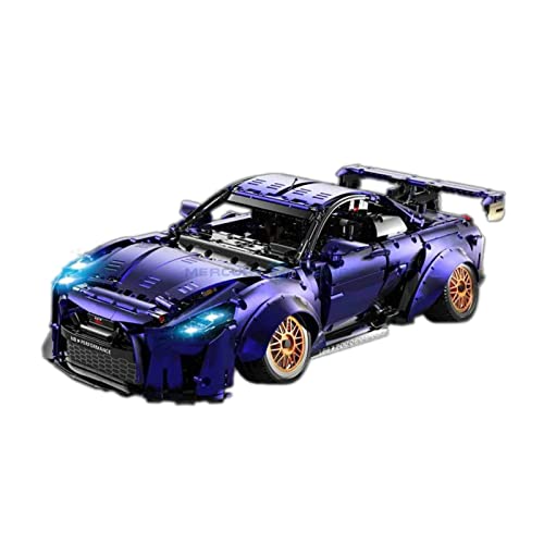 YSAEDATY Für GTR 1:10 MOC Super Fast Racing Sport Car 10221 Modellbausteine ​​Brick Set Wütendes Geschenk Spielzeug Für Jungen von YSAEDATY