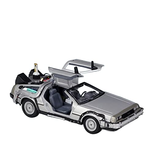 YSAEDATY Für: 1/24 Druckgusslegierung DMC-12 Delorean Zurück In Die Zukunft Zeitmaschine Modellauto Metallspielzeugauto(B) von YSAEDATY