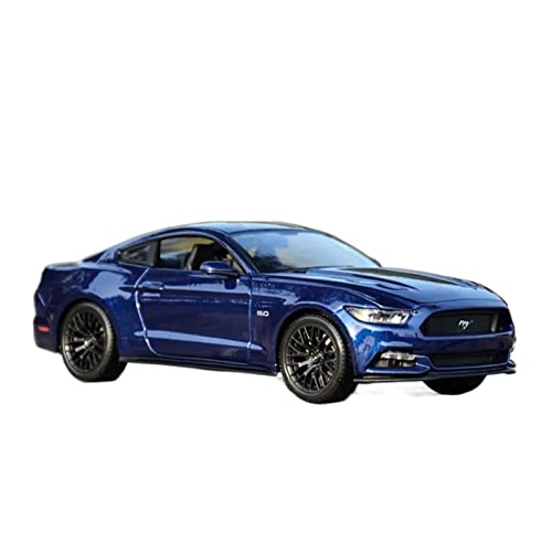 YSAEDATY Für: 1:24 2015 Ford Mustang GT Schwarz Sportwagen Modellauto Supercar Modell Legierung Automodell(B) von YSAEDATY